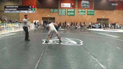165 lbs Quarterfinal - Leo Martinez, East Los Angeles College vs Giovanni Ruiz, Bakersfield College