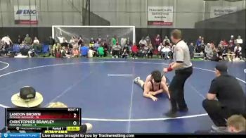 250 lbs Quarterfinals (8 Team) - Christopher Brawley, Montana Maroon vs Landon Brown, Missouri Avengers