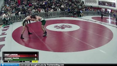 190 lbs Semifinal - Dominic Piazza, Virgin Valley vs Griff Lawson, El Dorado HS (Placentia)