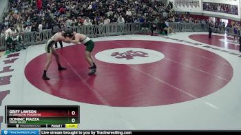 190 lbs Semifinal - Dominic Piazza, Virgin Valley vs Griff Lawson, El Dorado HS (Placentia)