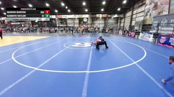 65 lbs Cons. Round 4 - Kamdyn Taylor, Eastside United vs Marvin Burton, Camel Kids Wrestling