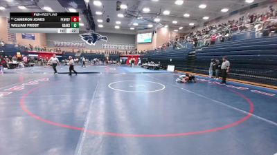 106 lbs Cons. Round 1 - Cameron Jones, Plano West vs William Frost, Conroe Grand Oaks