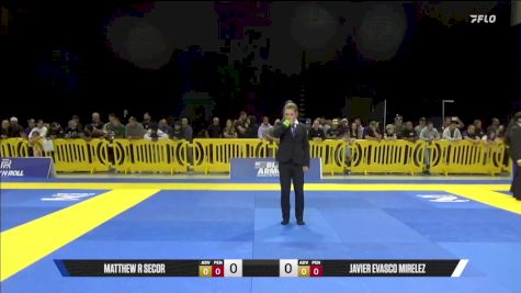 Javier Evasco Mirelez vs Matthew R Secor 2025 Pan IBJJF Jiu-Jitsu No-Gi Championship