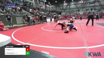 80 lbs Semifinal - Jesse Voss, Skiatook Youth Wrestling vs Vincent Gustason, Team Tulsa Wrestling Club