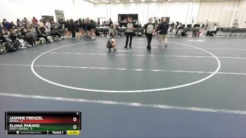 112 lbs Round 1 (6 Team) - Eliana Paramo, Joliet Central vs Jasmine Frenzel, Bemidji