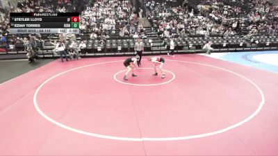 5A 113 lbs Champ. Round 1 - Stetler Lloyd, Spanish Fork vs Eziah Torres, Kearns