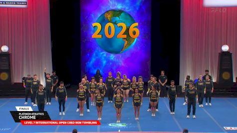 Platinum Athletics - Chrome [2026 L7 International Open Coed Non Tumbling Finals] 2026 The Cheerleading Worlds
