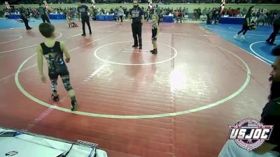 52 lbs Semifinal - Keo Andrist, ReZults Wrestling vs Nolan Perez, Hinton Takedown Club