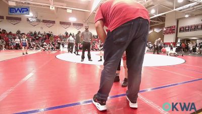 58 lbs Consi Of 8 #2 - Jaxson Wright, Bartlesville Wrestling Club vs Timmy McCall, Fort Gibson Youth Wrestling