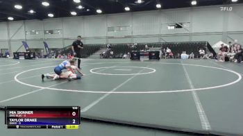 100 lbs Placement Matches (8 Team) - Mia Skinner, Ohio Blue vs Taylor Drake, Idaho