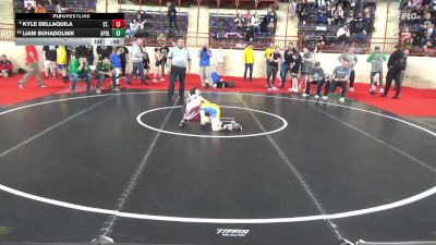 75_B lbs Consi Of 16 #1 - Kyle Dellaquila, St. Marys vs Liam Suhadolnik, Apollo Ridge