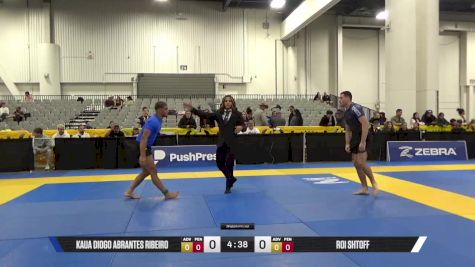 Roi Shtoff vs Kaua Diogo Abrantes Ribeiro 2025 World IBJJF Jiu-Jitsu No-Gi Championship