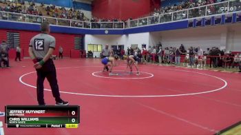 144 lbs Champ. Round 1 - Jeffrey Huyvaert, New Prairie vs Chris Williams, North White