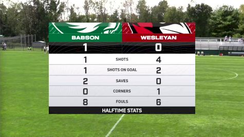 Replay: Wesleyan University vs Babson | Sep 6 @ 11 AM