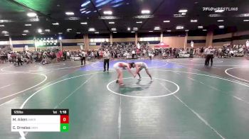 126 lbs Round Of 64 - Mason Aiken, American Falls Wrestling Club vs Christian Ornelas, Canyon Springs HS