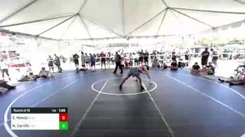 160 lbs Round Of 16 - Evan Manzo, Etiwanda HS vs Nathaniel Carrillo, Top Dog WC