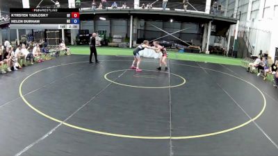 115 lbs Kyrsten Yadlosky, New York vs Helen Durham, North Carolina
