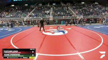 63 lbs 3rd Place Match - Ryder Wisniewski, Green River Grapplers Wrestling vs Fletcher Lewis, Thermopolis Wrestling Club