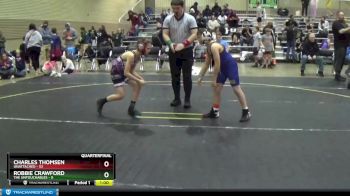 82 lbs Quarterfinal - Robbie Crawford, The Untouchables vs Charles Thomsen, Unattached