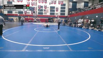 172 lbs 3rd Place - Ben Catullo, Burrell vs Aaron Supler, McGuffey