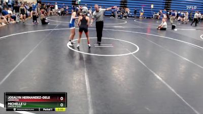 100 lbs Round 2 - Josalyn Hernandez-DeLeon, Lexington vs Michelle Li, Lincoln East