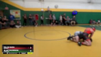 165 lbs Cons. Round 3 - Blake Balderson, LOUISVILLE vs Dillon Badiu, BUCKEYE