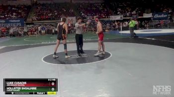 D 2 145 lbs Cons. Round 4 - Luke Cusachs, Archbishop Rummel vs Hollister Shoalmire, Caddo Magnet