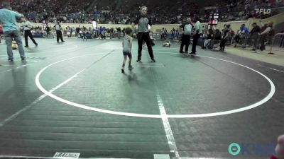 43 lbs Round Of 32 - Winston Bolay, Perry Wrestling Academy vs Ryker Campbell, Pryor Tigers