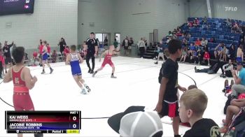 92 lbs Round 3 (6 Team) - Kai Weiss, Kansas Blue Boys vs Jacobie Robbins, Team Missouri Boys