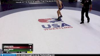 126 lbs Cons. Round 2 - Jonas Soto, Elk Grove Wrestling Academy vs Sean Gross, California