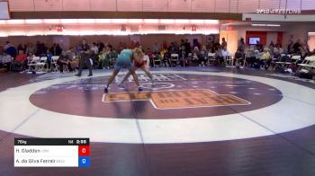 76 kg Semifinal - Hannah Gladden, Lion Wrestling Club vs Aline Da Silva Ferreira, Brazil