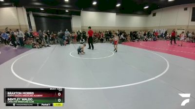 70 lbs Cons. Round 2 - Braxton Morris, North DeSoto Wrestling Academy vs Bentley Waldo, Lakeland Wrestling Club