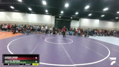 71 lbs 1st Place Match - Deacon Brooks, Liberty Warriors Wrestling Club vs Jaxson Medel, Vici Wrestling Club