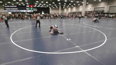 126 lbs Champ. Rd Of 32 - Elijah Scriven, Bad Karma Wrestling Club vs Drew Dawson, Roseburg Mat Club /Umpqua Valley Wrestling Associaction