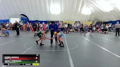 80 lbs Finals (2 Team) - Kenny Stefancin, Rogue Wrestling vs Ayden Arnold, FORGE