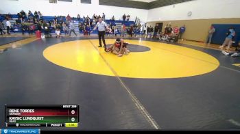 113 lbs Semifinal - Kaysic Lundquist, Mead vs Rene Torres, Granger