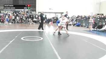 131 lbs Rr Rnd 1 - Arjan Singh, Team Tugman - ESC vs Saywer Hatch, Hammers- ESC