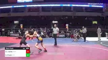 90 lbs Semifinal - Deacon Juarez, Semper Fi WC vs Garrett Prock, Payson