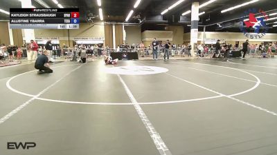 100 lbs Rr Rnd 1 - Kayleigh Strausbaugh, Spartan Mat Club vs Allistine Ybarra, Texas Style Wrestling Club