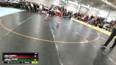 215 lbs Semifinal - Jake Howell, Cherry Creek vs Abram Moore, Holy Family