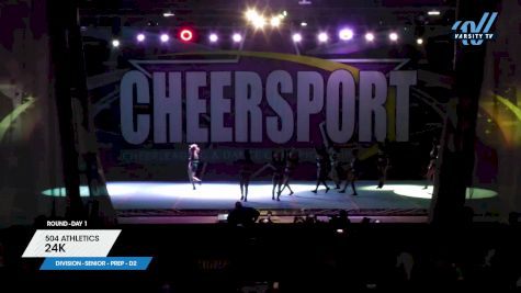 504 Athletics - 24K [2025 L2.2 Senior - PREP - D2 Day 1] 2025 CHEERSPORT National All Star Cheerleading Championship