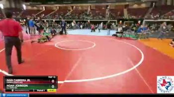 65 lbs Champ. Round 1 - Ivan Cabrera Jr., Kaizen Wrestling vs Noah Johnson, Lil Dons WC