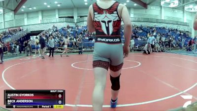 138 lbs Champ. Round 2 - Austin Gyorkos, MI vs Beck Anderson, OH