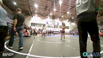 126 lbs Rr Rnd 4 - Alexis Silkey, Hilldale Youth Wrestling Club vs Nyjah Wood, Honey Badgers Wrestling Club