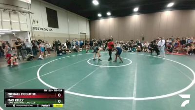 115-124 lbs Round 1 - Max Kelly, Texas Elite Wrestling Club vs Michael McDuffie, Texas