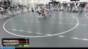 140 lbs Semifinal - Harlow Skenandore, Askren Wrestling Academy vs Gianna DiBenedetto, Swamp Monsters Wrestling Club