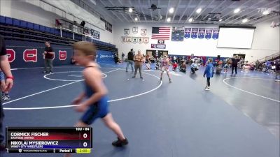 84 lbs Round 4 - Cormick Fischer, Eastside United vs Nikolai Mysierowicz, Windy City Wrestlers