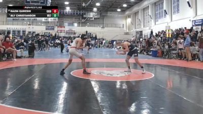 157 lbs Round Of 16 - Razin Qureshi, Cheshire vs Bly Christianson, Wilton