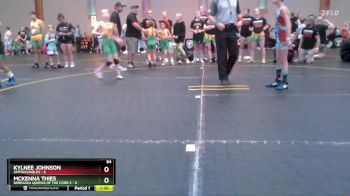 64 lbs Round 1 (4 Team) - Kylnee Johnson, Untouchables vs McKenna Thies, Nebraska Queens Of The Corn 2