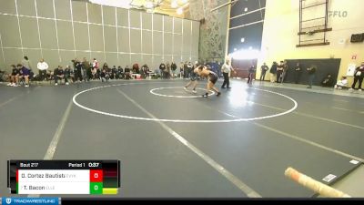 120 lbs Cons. Round 2 - Tyler Bacon, Ellensburg vs Omar Cortez Bautista, East Valley (Yakima)